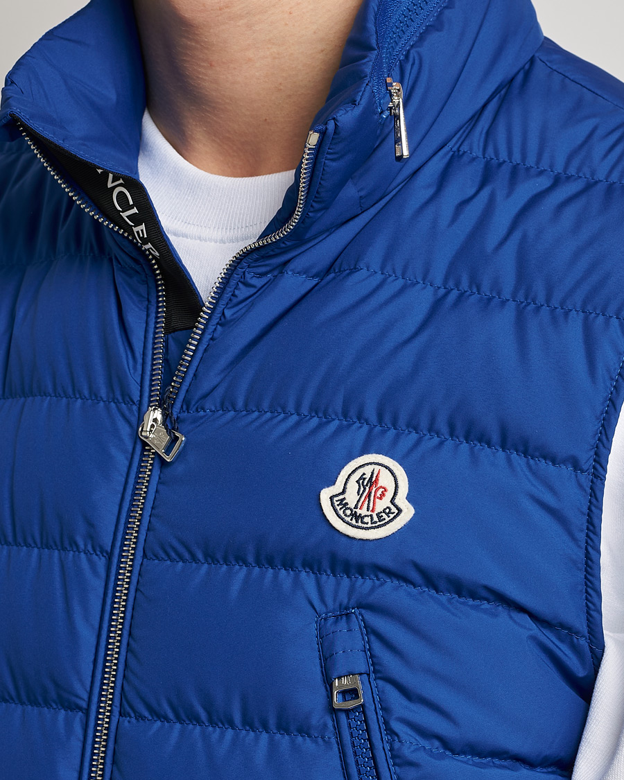 Heren | Gilets | Moncler | Albyt Down Vest Royal Blue