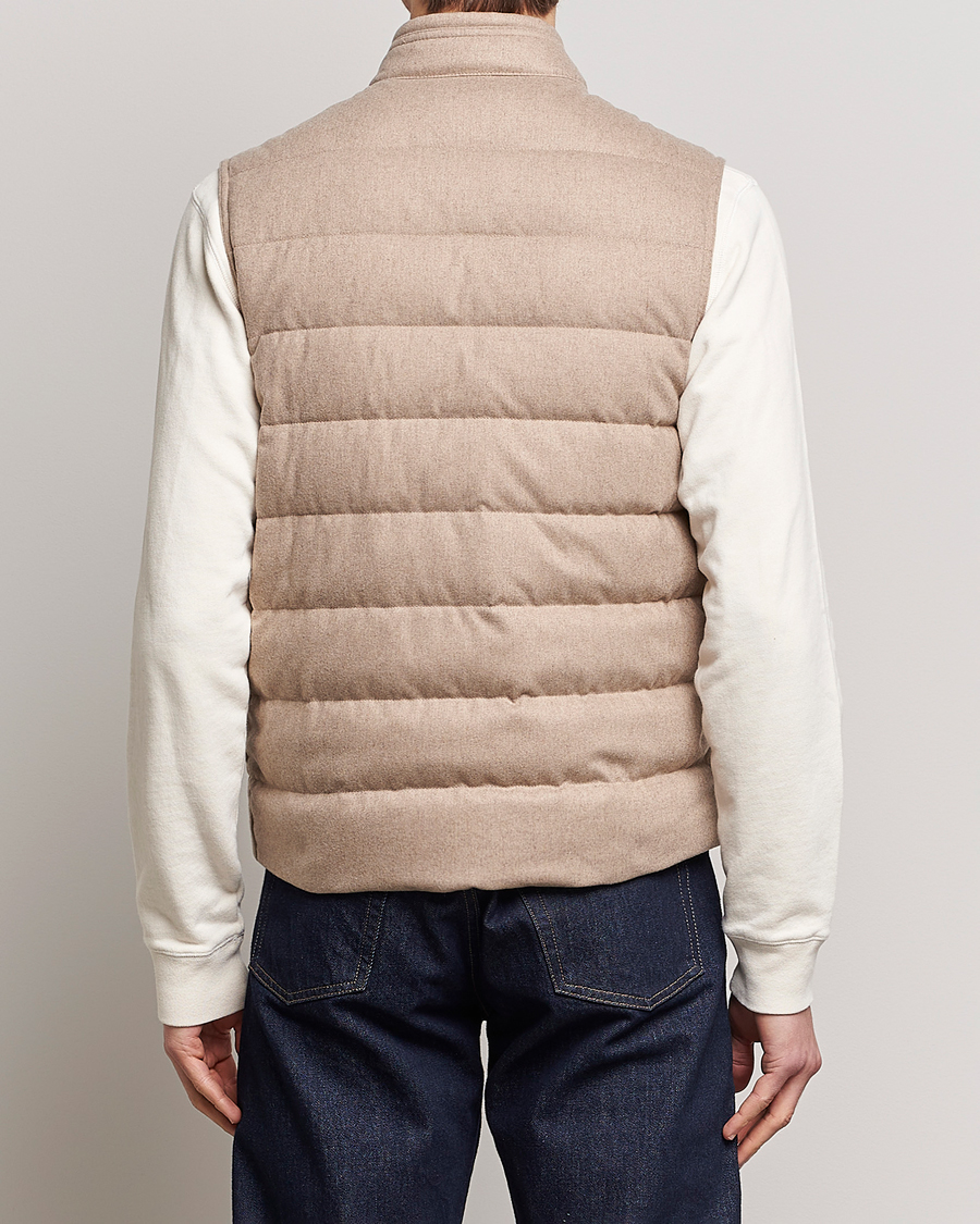 Heren | Gilets | Moncler | Gallienne Flannel Vest Light Grey
