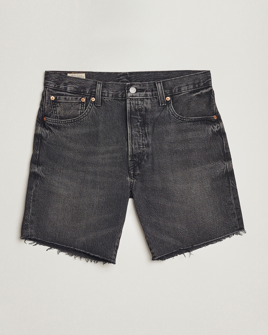 Heren | Korte broek | Levi's | 501 93 Denim Shorts Black Worn In