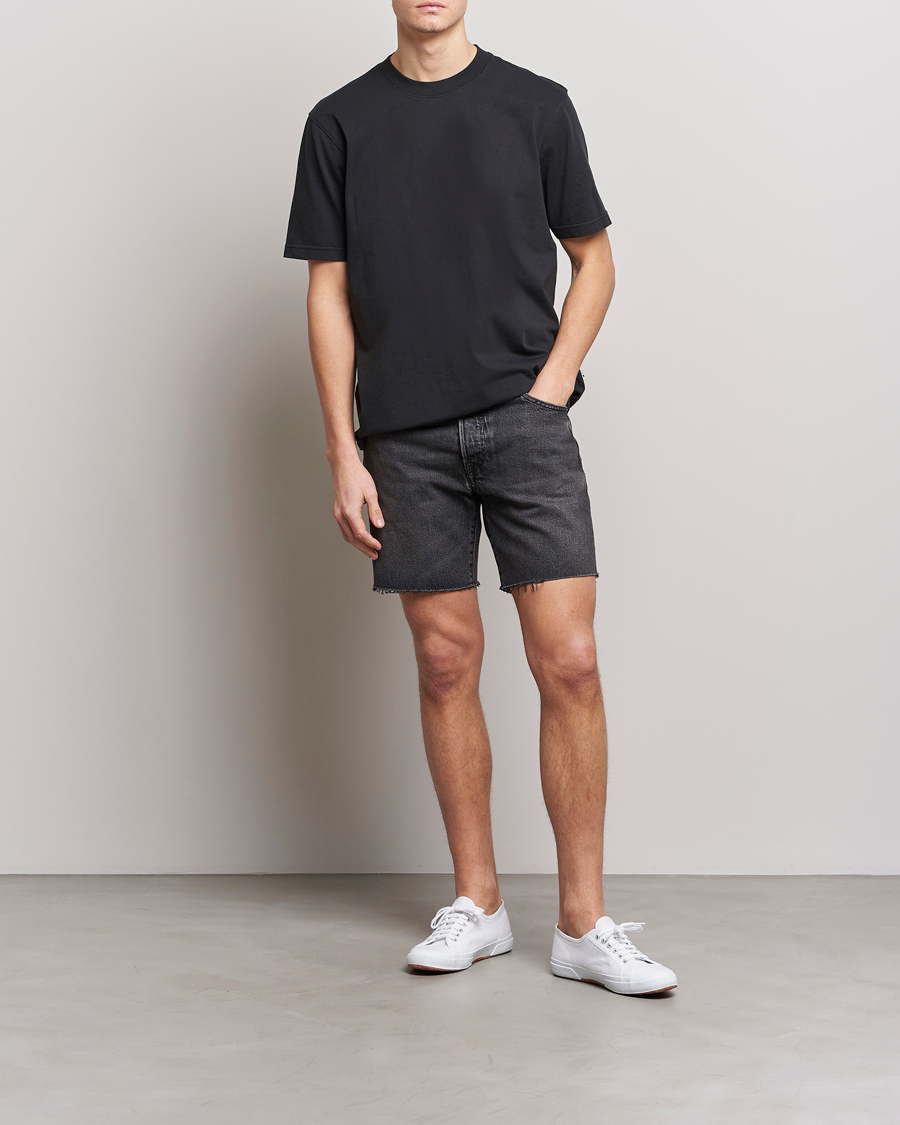 Heren | Korte broek | Levi's | 501 93 Denim Shorts Black Worn In