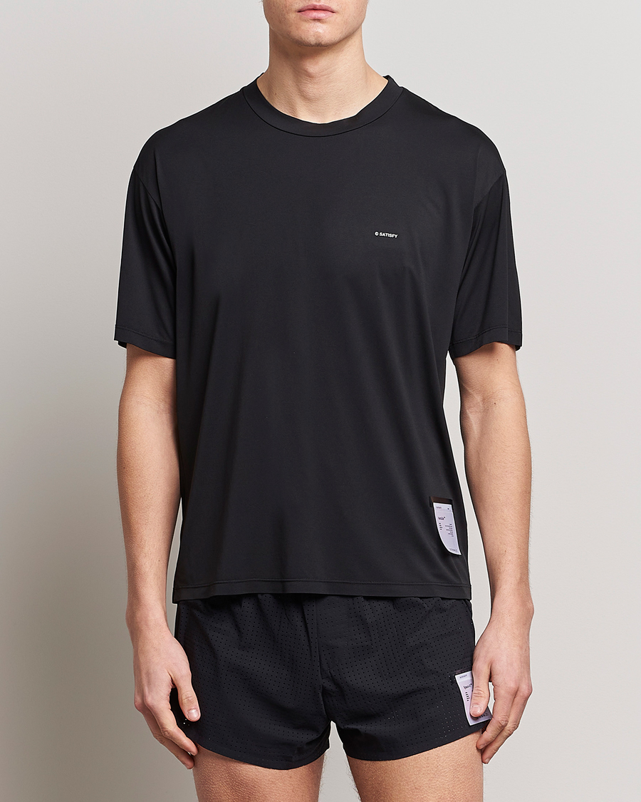 Heren | T-shirts | Satisfy | AuraLite T-Shirt Black