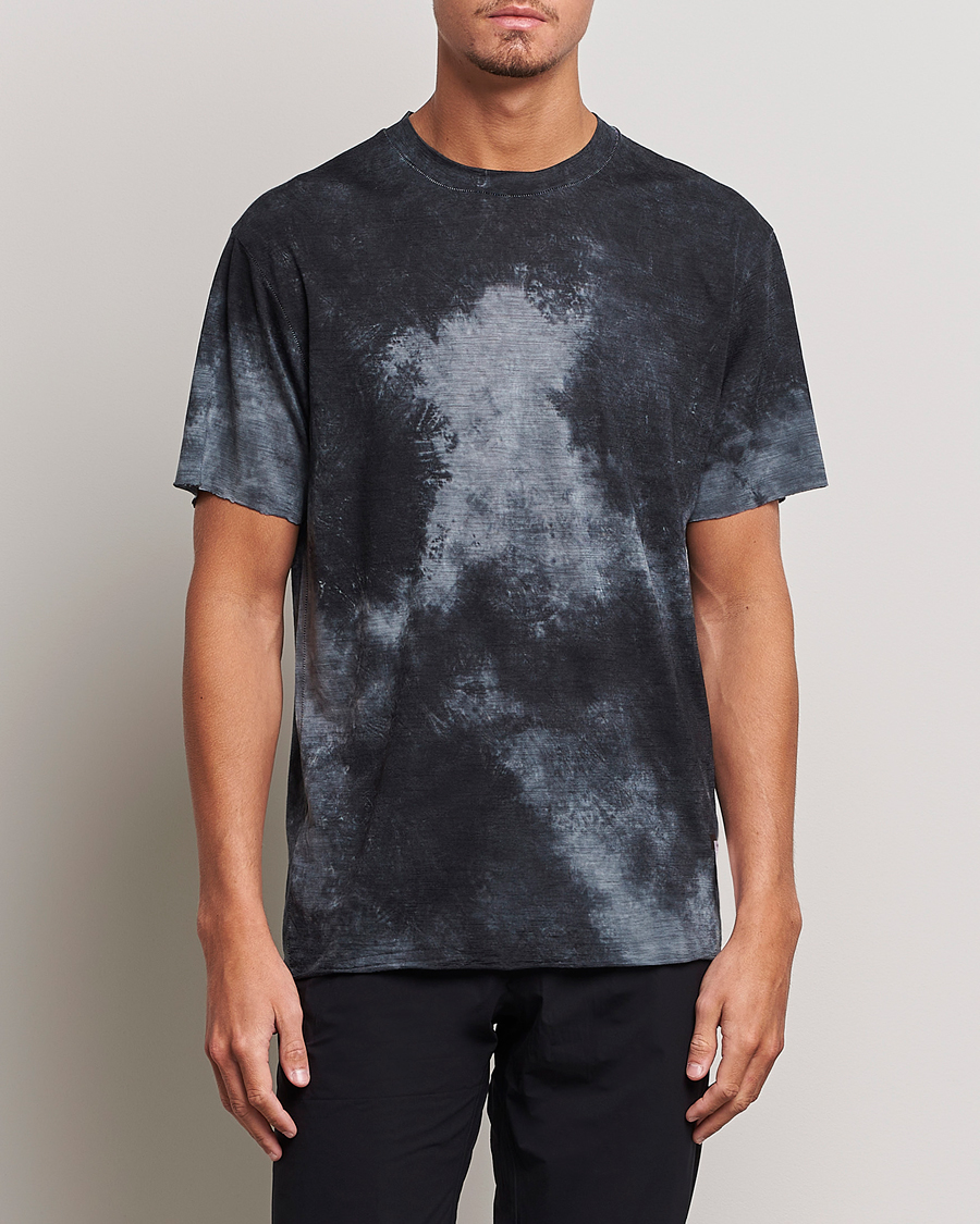 Heren | Satisfy | Satisfy | CloudMerino T-Shirt Batik Black