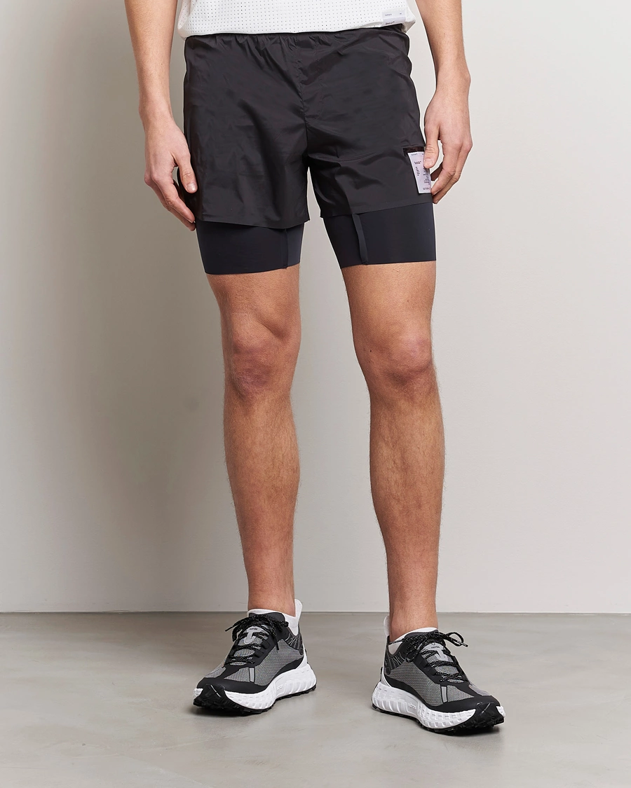 Heren | Korte broek | Satisfy | TechSilk 8 Inch Shorts Black