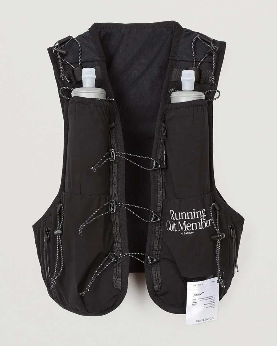 Heren | Satisfy Justice Cordura Hydration Vest Black | Satisfy | Justice Cordura Hydration Vest Black