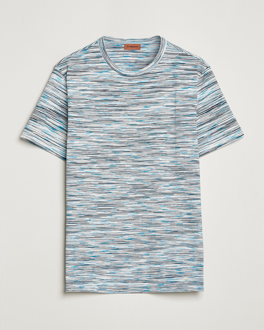 Heren | T-shirts | Missoni | Fiammato T-Shirt Light Blue