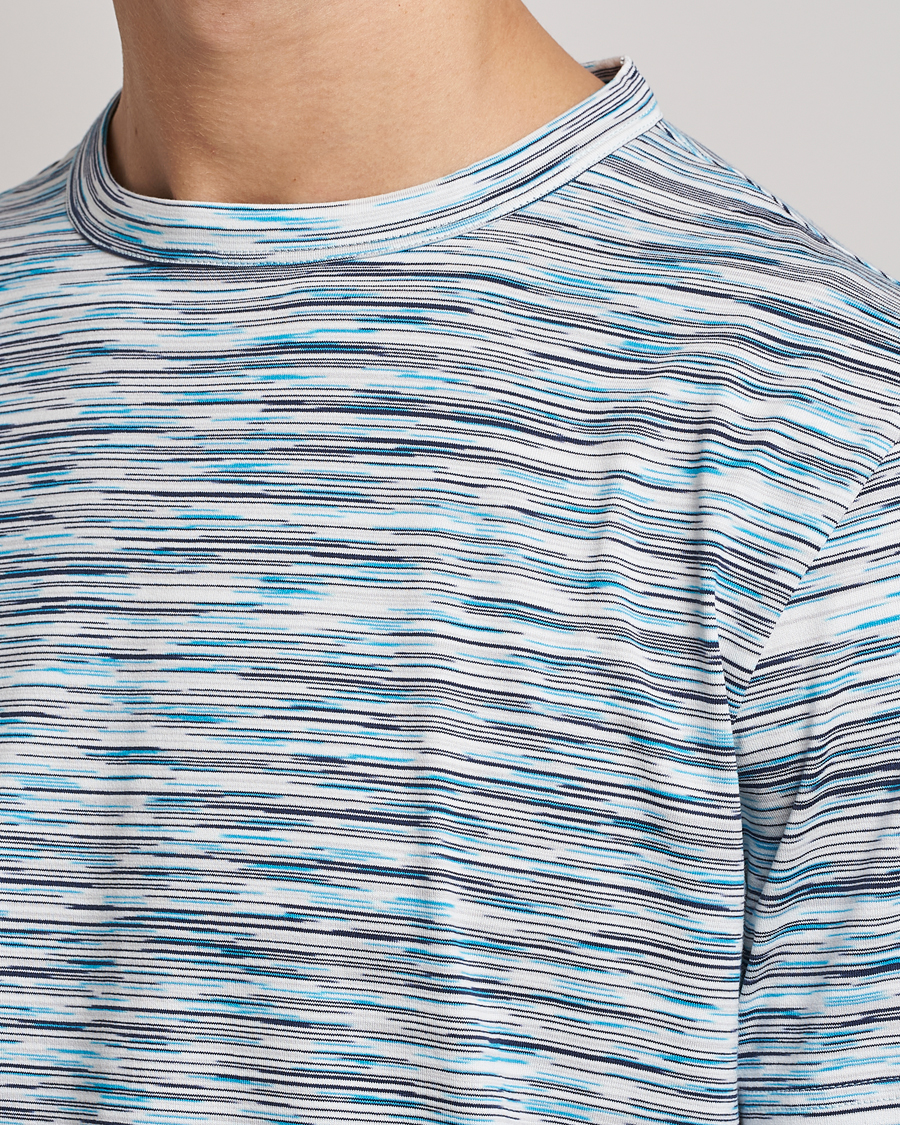 Heren | T-shirts | Missoni | Fiammato T-Shirt Light Blue