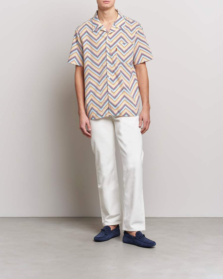 Heren | Overhemden | Missoni | Zig Zag Short Sleeve Shirt Multicolor