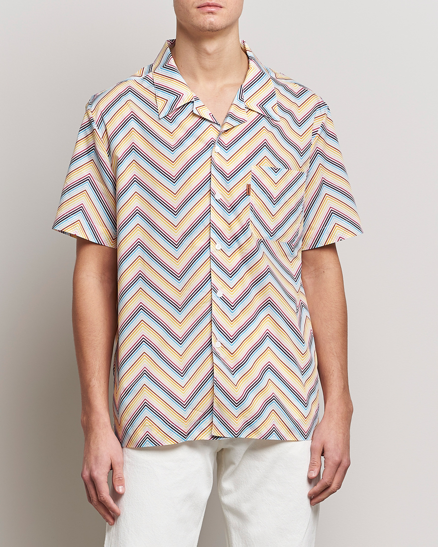 Heren | Overhemden | Missoni | Zig Zag Short Sleeve Shirt Multicolor