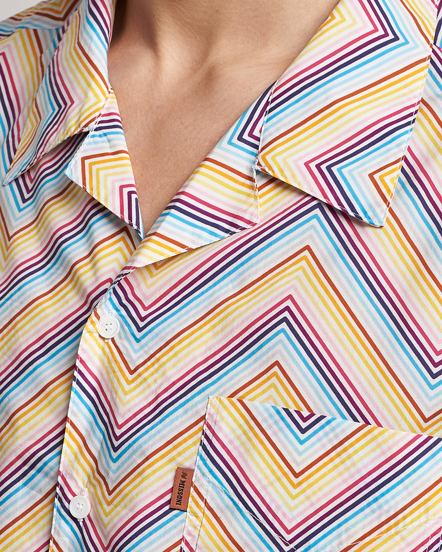 Heren | Overhemden | Missoni | Zig Zag Short Sleeve Shirt Multicolor