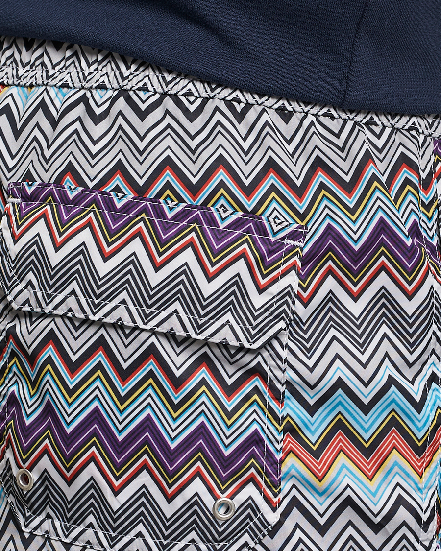 Heren | Zwembroek | Missoni | Zig Zag Swim Trunks Grey/Violet