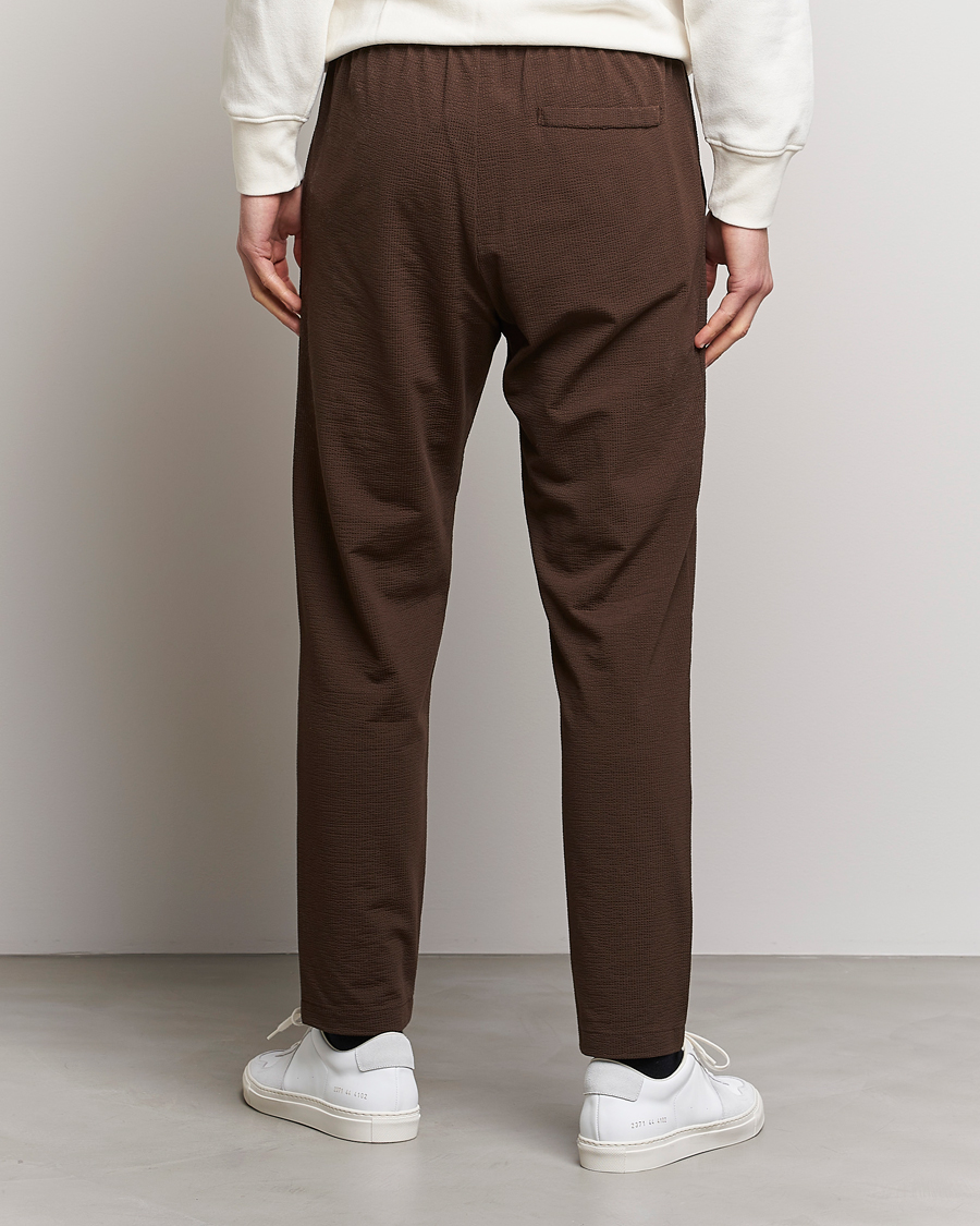 Heren | Broeken | Harris Wharf London | Coolmax Seersucker Trouser Brown