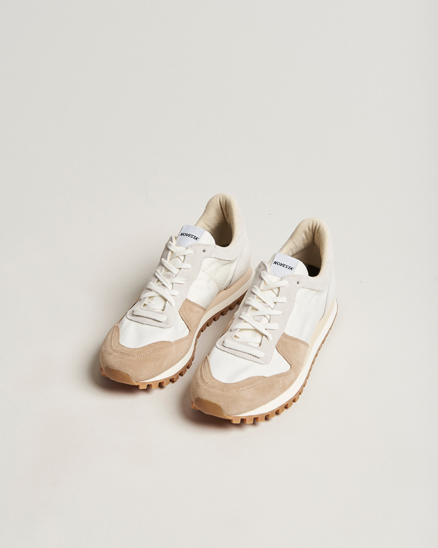 Heren | Sneakers | Novesta | Marathon Trail Running Sneaker White/Beige
