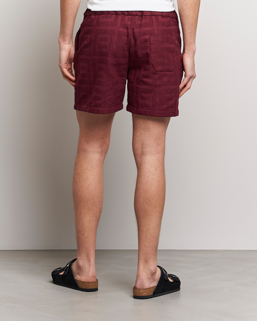 Heren | Korte broek | OAS | Terry Shorts Burgundy