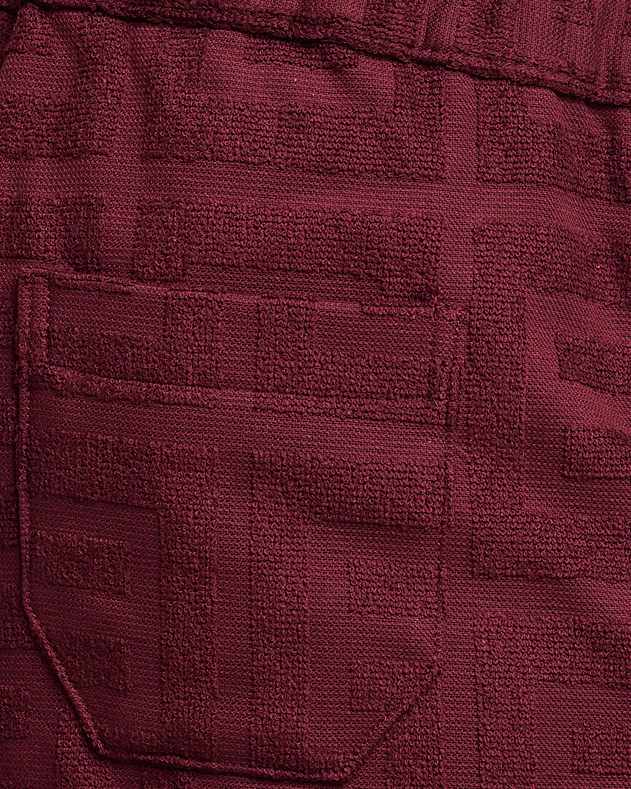 Heren | Korte broek | OAS | Terry Shorts Burgundy