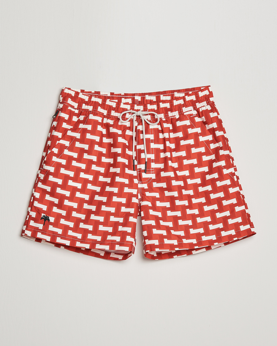 Heren | Zwembroek | OAS | Printed Swimshorts Layer Zig