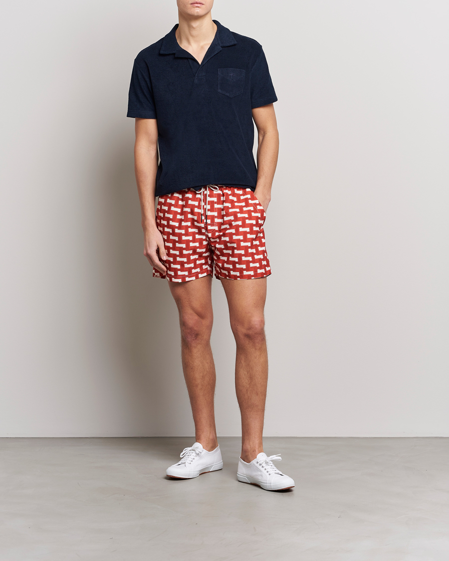 Heren | Zwembroek | OAS | Printed Swimshorts Layer Zig