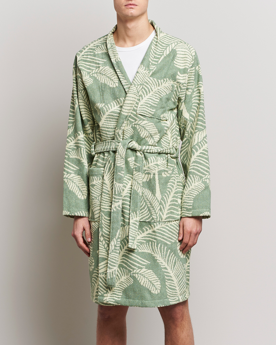 Heren | Pyjama's en gewaden | OAS | Terry Robe Banana Leaf