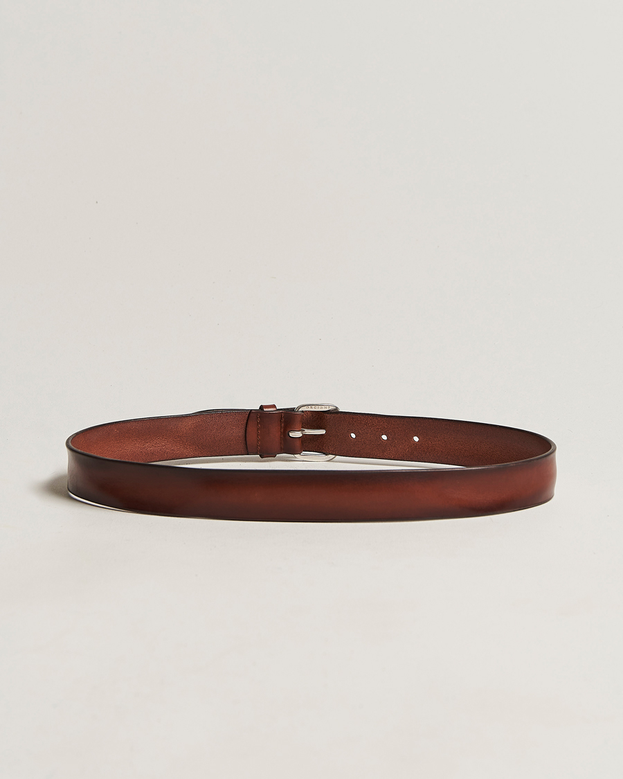 Heren | Orciani Vachetta Soft Leather Belt 3,5 cm Brown | Orciani | Vachetta Soft Leather Belt 3,5 cm Brown