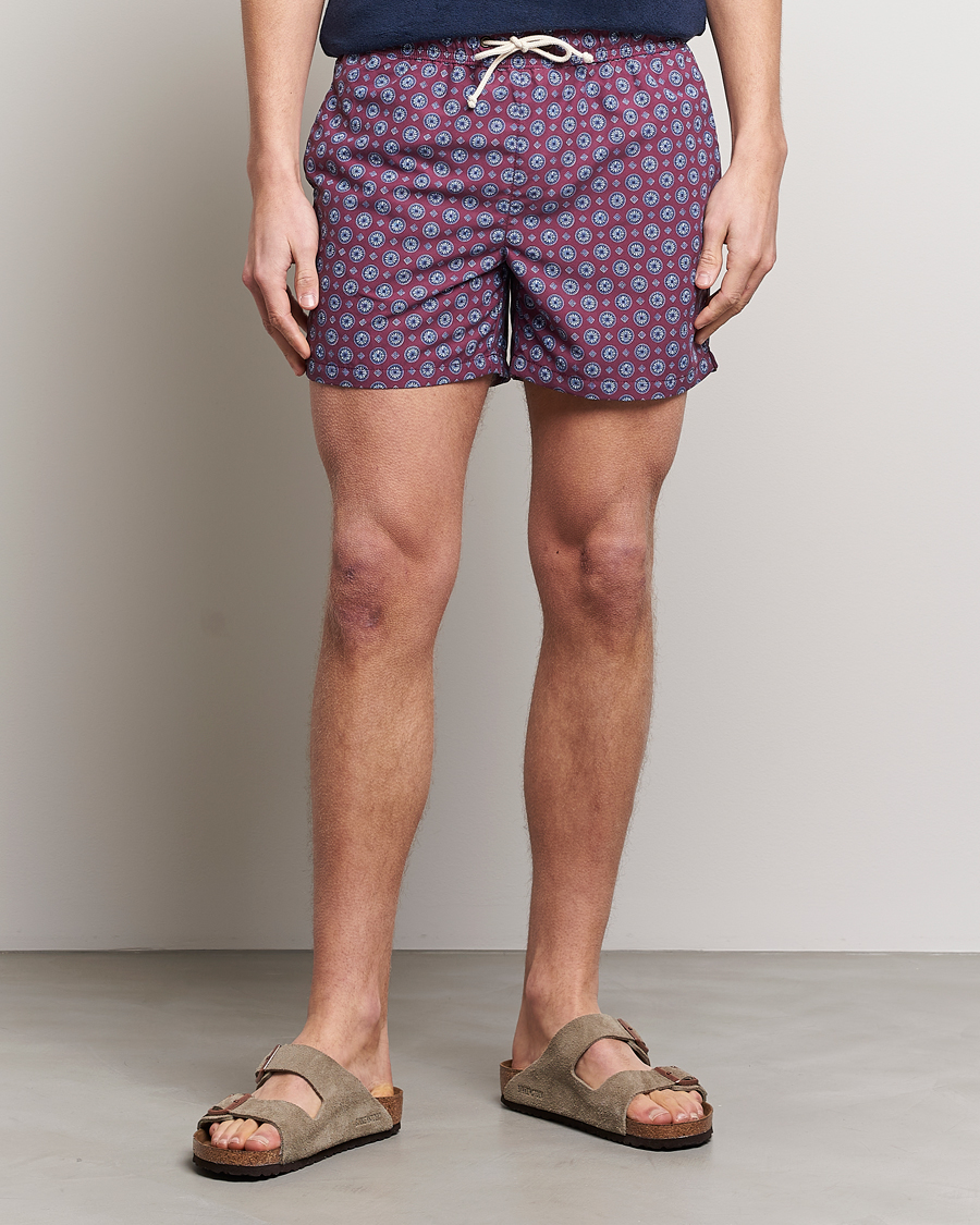 Men | Ripa Ripa | Ripa Ripa | Printed Swimshorts Wine