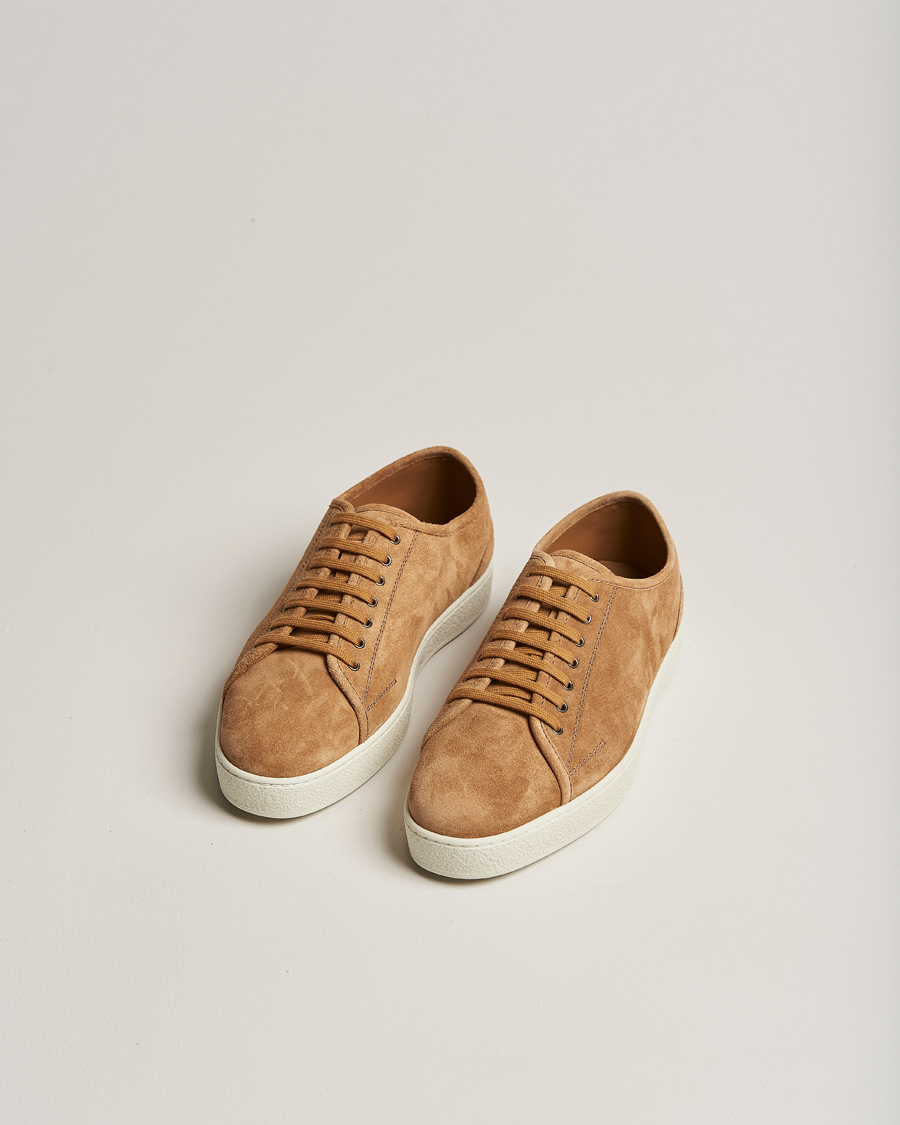 Heren | John Lobb Stockwell Sneakers Cider Suede | John Lobb | Stockwell Sneakers Cider Suede