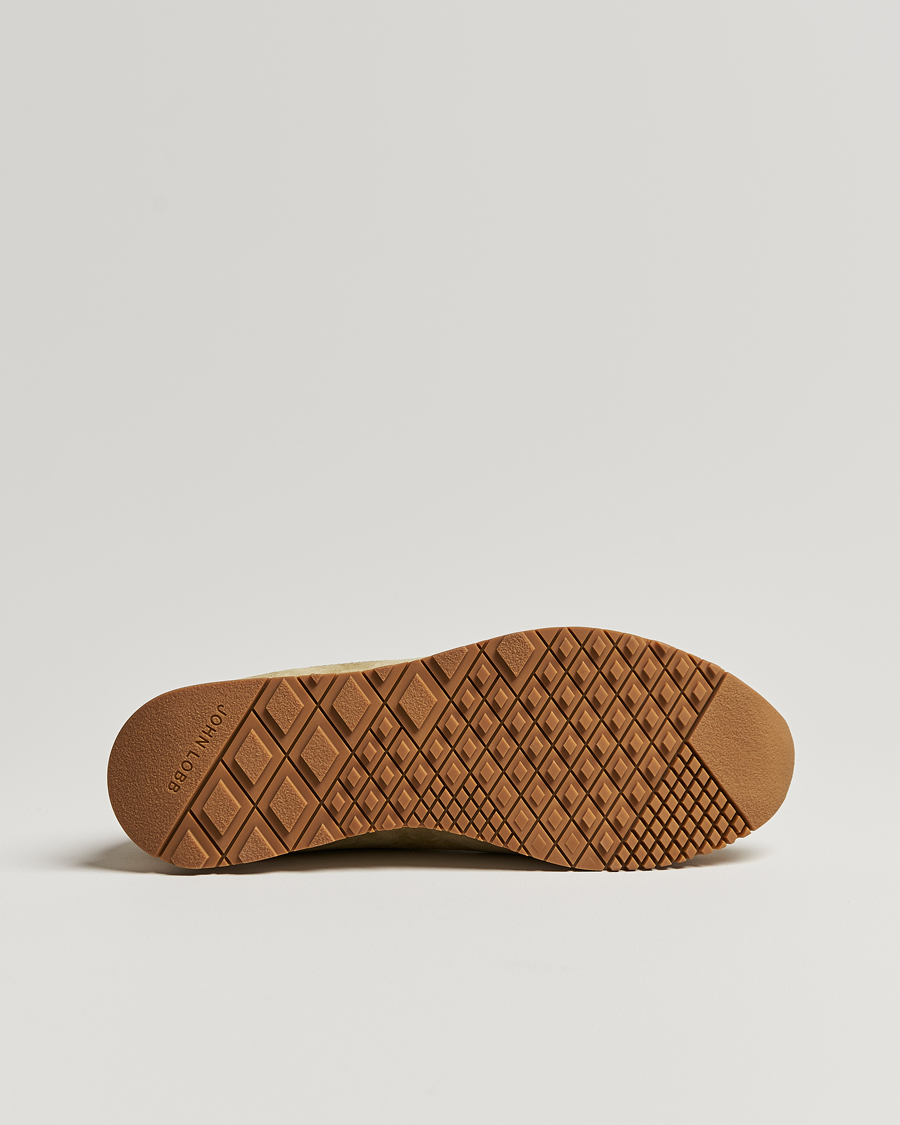 Heren | John Lobb Hurlingham Running Sneakers Moss Suede | John Lobb | Hurlingham Running Sneakers Moss Suede