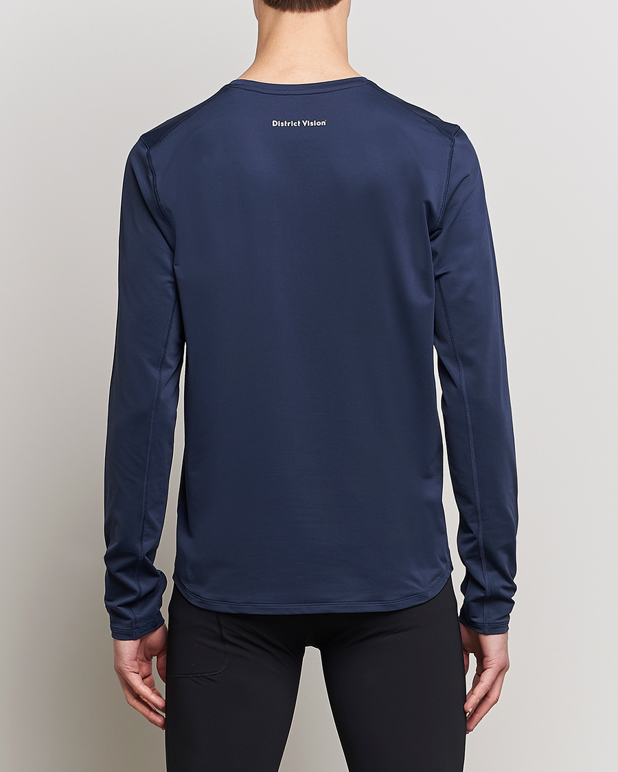 Heren | Running | District Vision | Deva-Tech Long Sleeve T-Shirt Navy