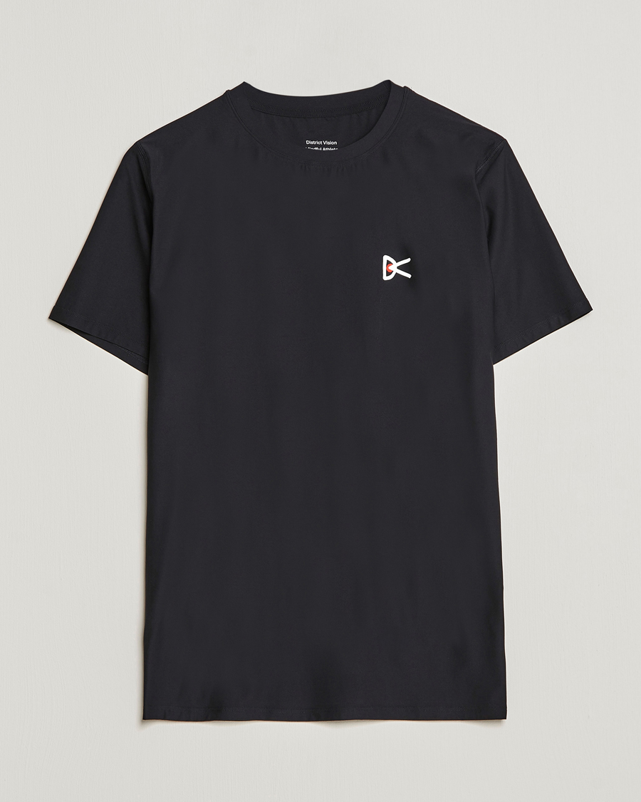 Heren | T-shirts | District Vision | Aloe-Tech Short Sleeve T-Shirt Black