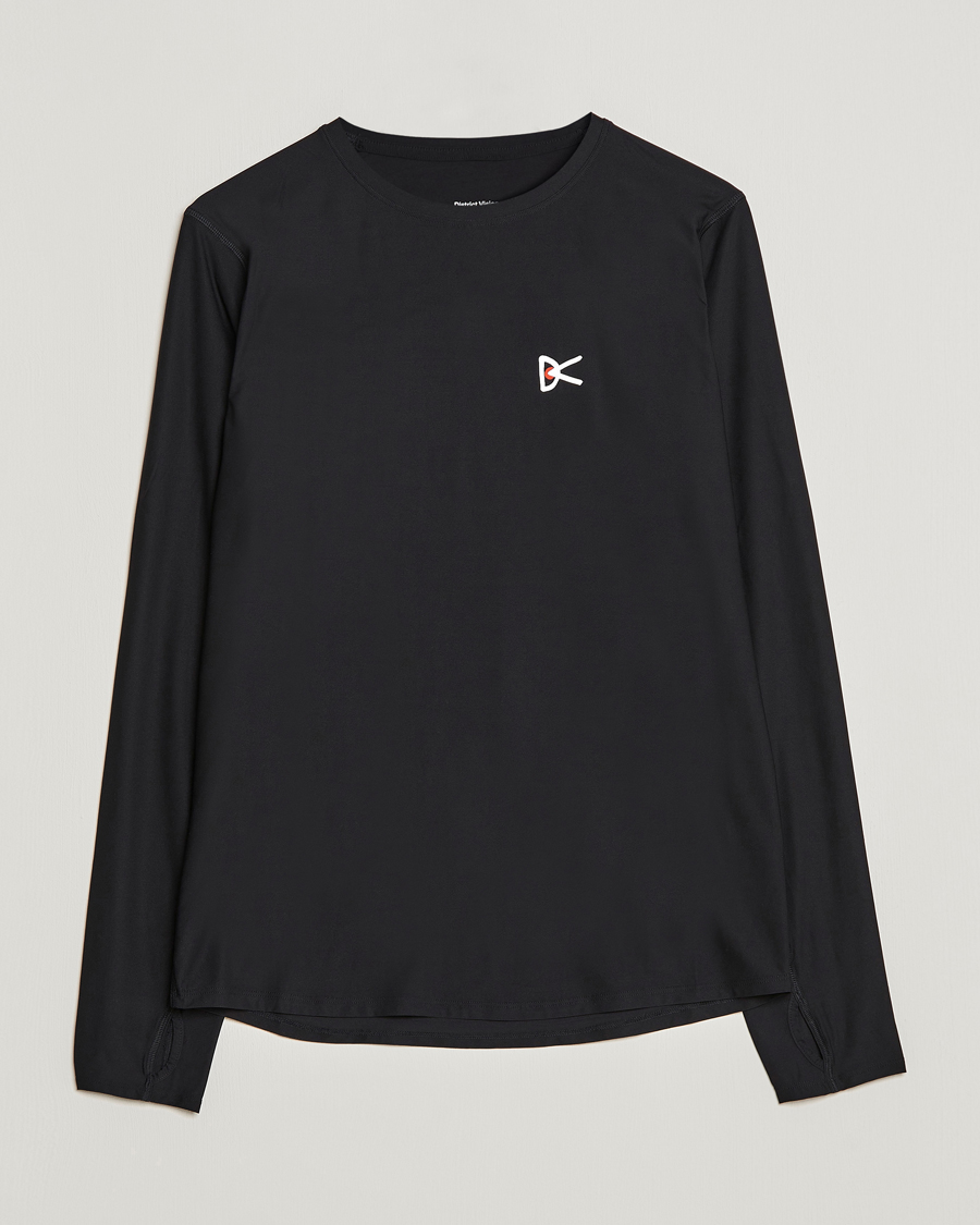 Heren | T-shirts | District Vision | Aloe-Tech Long Sleeve T-Shirt Black