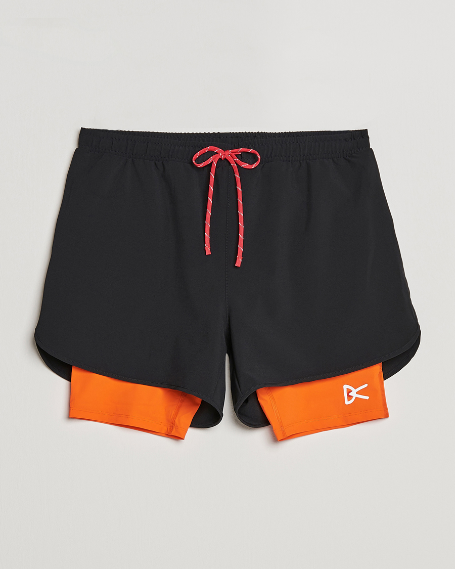 Heren | Korte broek | District Vision | Aaron Trail Shorts Black