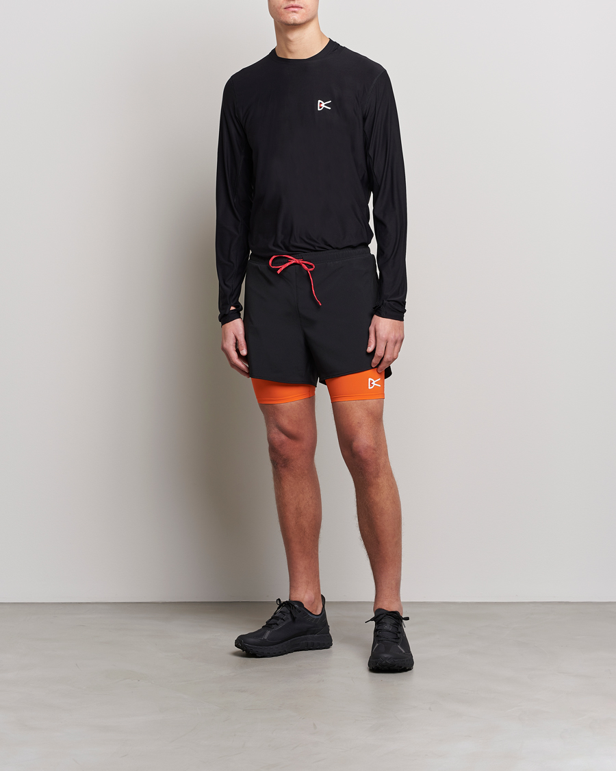 Heren | Korte broek | District Vision | Aaron Trail Shorts Black