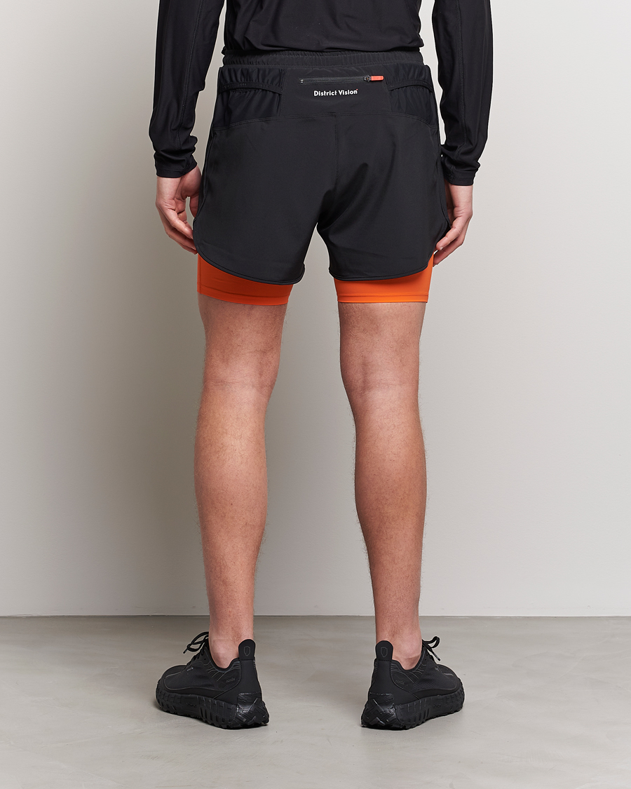 Heren | Korte broek | District Vision | Aaron Trail Shorts Black