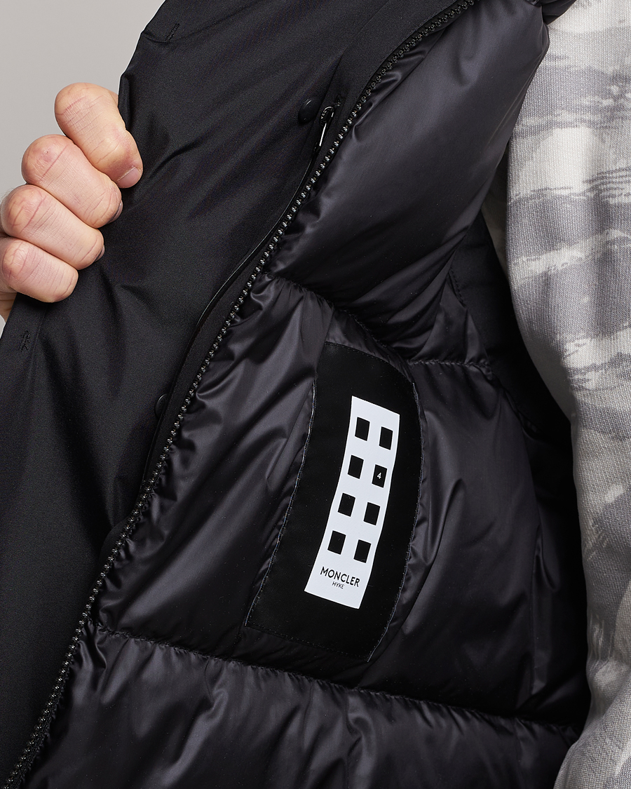 Heren | Gilets | Moncler Genius | 4 Moncler Hyke Vanil Hooded Vest Black