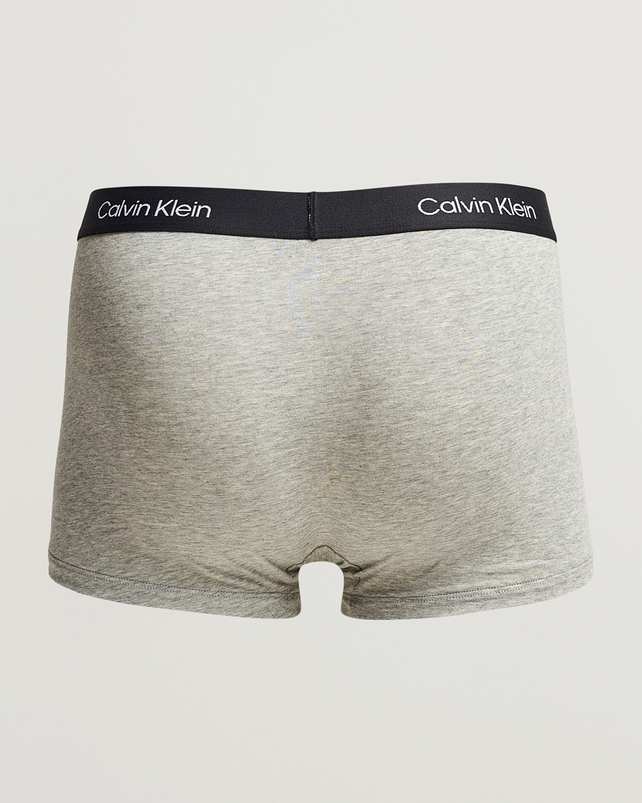 Heren | Boxershorts | Calvin Klein | Cotton Stretch Trunk 3-pack Grey/White/Black