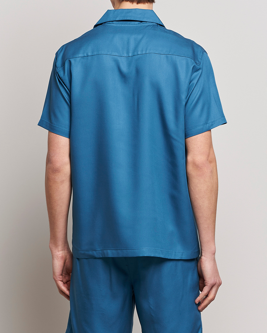 Heren | Overhemden | Calvin Klein | Lyocell Short Sleeve Loungewear Shirt Midnight