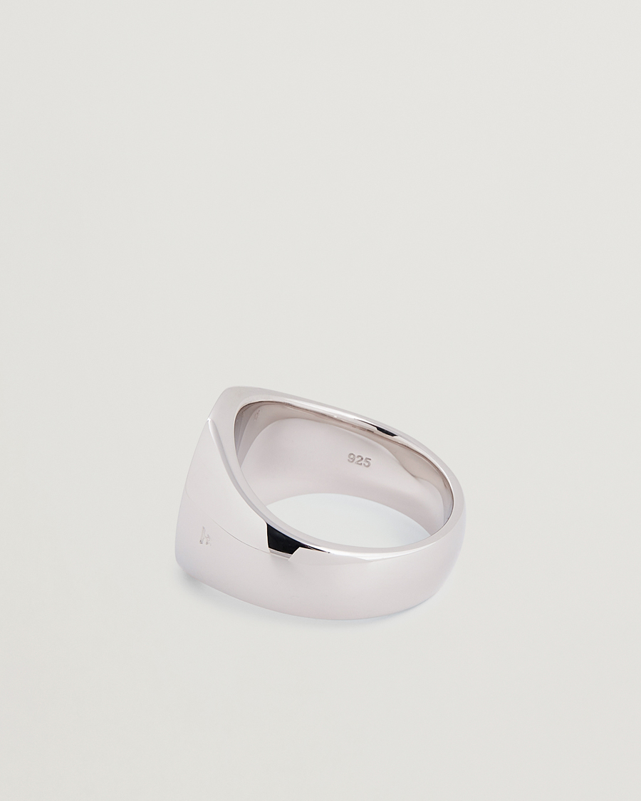 Heren | Sieraden | Tom Wood | Oval Polished Ring Silver