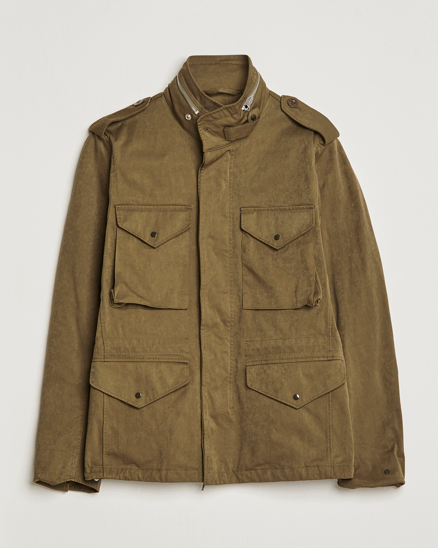 Heren | Jassen | Ten c | 9 oz OJJ Piece Dyed Short Field Jacket Olive