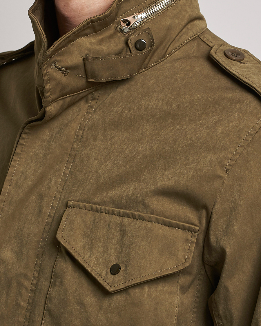 Heren | Jassen | Ten c | 9 oz OJJ Piece Dyed Short Field Jacket Olive