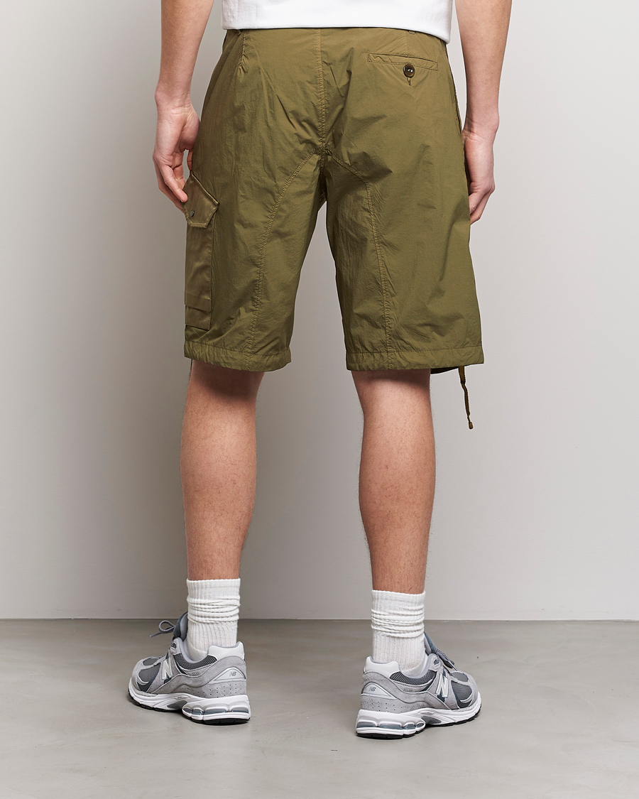Heren | Korte broek | Ten c | Garment Dyed Nylon Cargo Shorts Olive