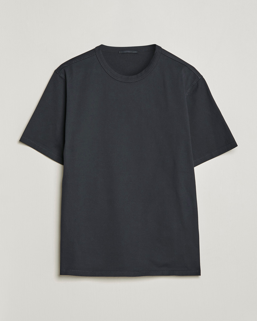 Heren | T-shirts | Ten c | Garment Dyed Cotton Jersey T-Shirt Blue Grey