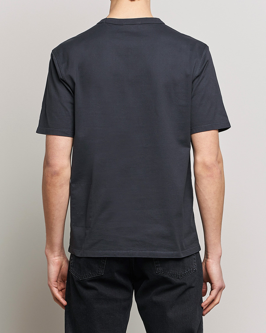 Heren | T-shirts | Ten c | Garment Dyed Cotton Jersey T-Shirt Blue Grey