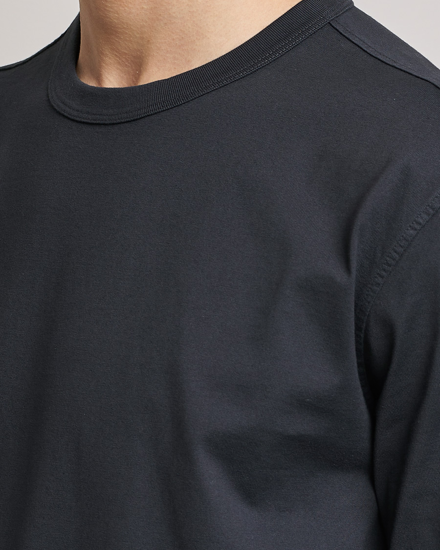 Heren | T-shirts | Ten c | Garment Dyed Cotton Jersey T-Shirt Blue Grey