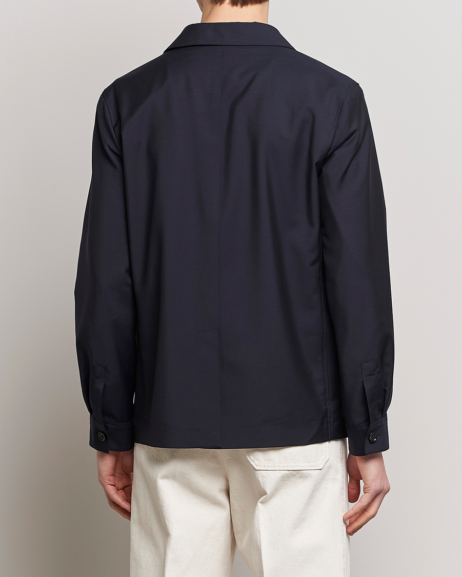 Heren | Jassen | Zegna | Wool/Mohair Chore Jacket Navy