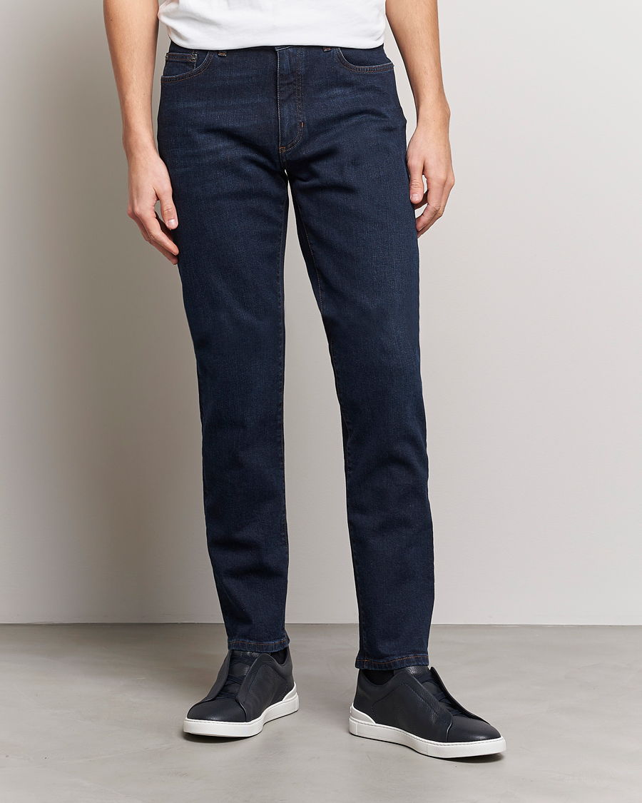Heren | Jeans | Zegna | 5-Pocket Denim Pants Dark Rinse