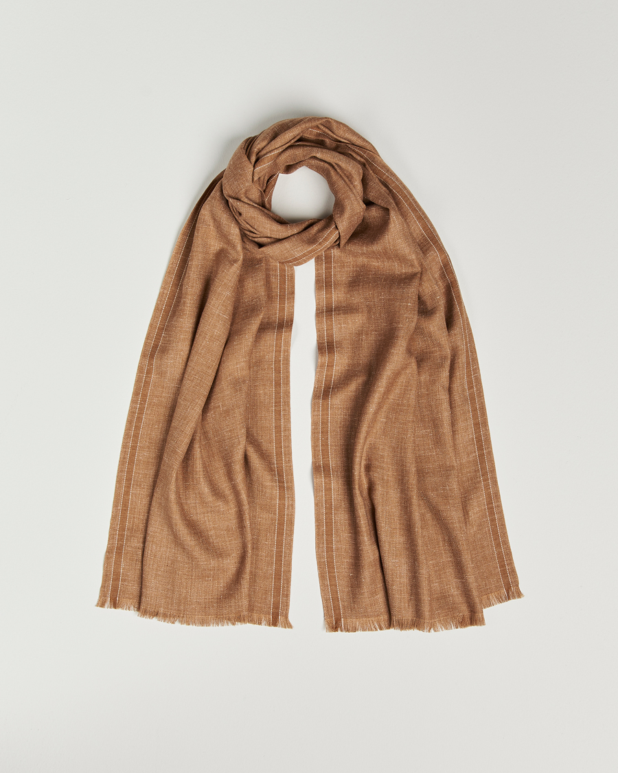 Heren | Zegna Oasi Cashmere/Linen Scarf Beige | Zegna | Oasi Cashmere/Linen Scarf Beige