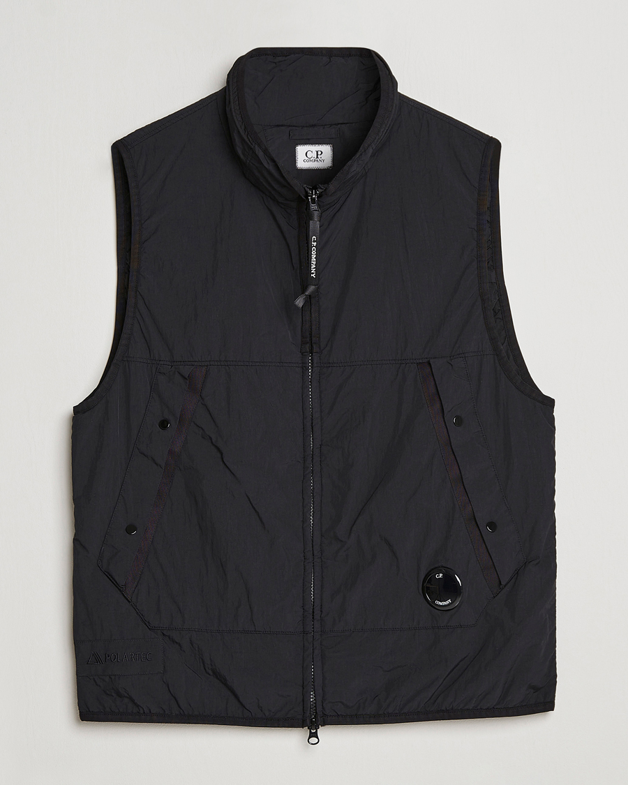 Heren | C.P. Company Polartek G.D.P.Nylon Vest Black | C.P. Company | Polartek G.D.P.Nylon Vest Black