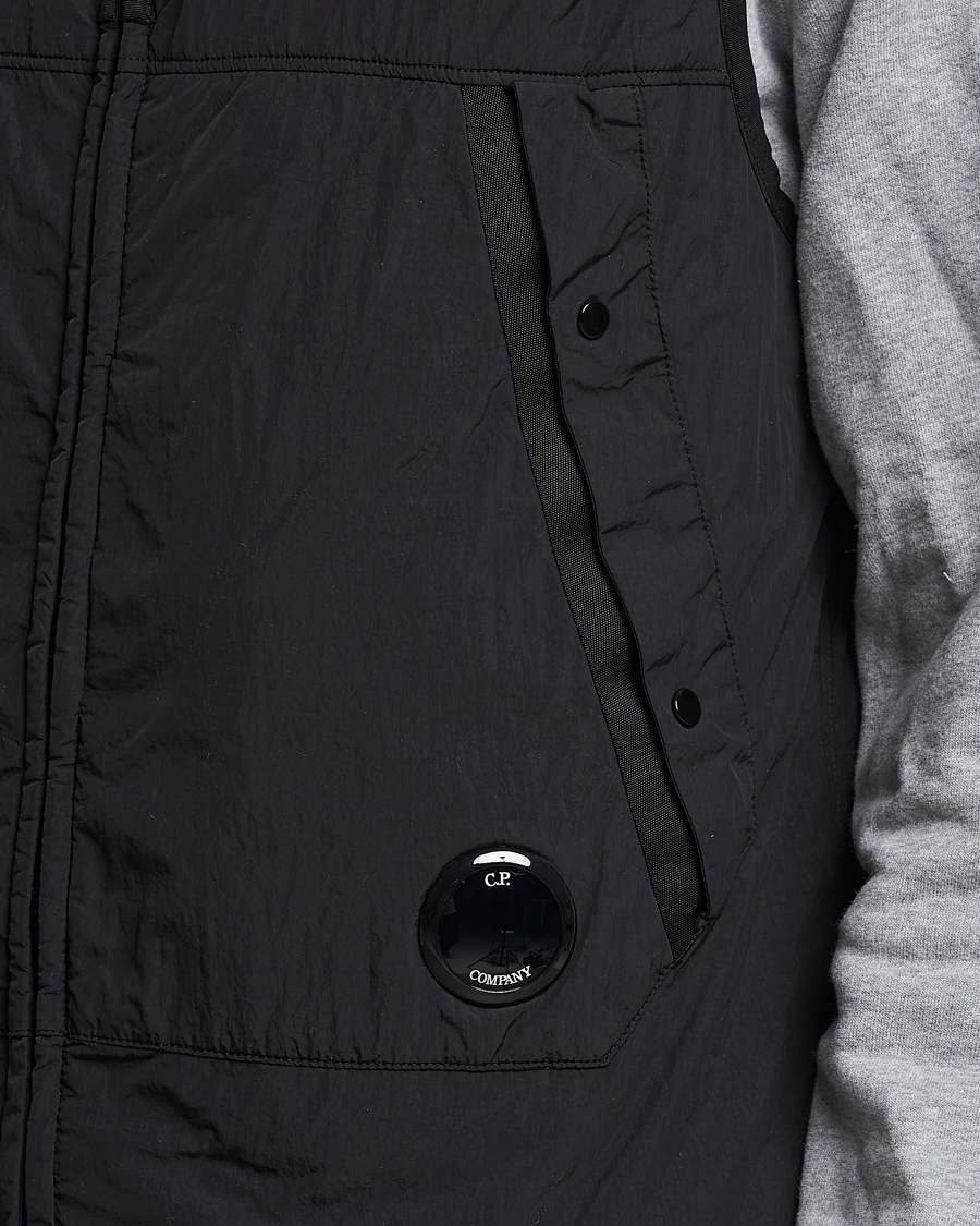 Heren | C.P. Company Polartek G.D.P.Nylon Vest Black | C.P. Company | Polartek G.D.P.Nylon Vest Black