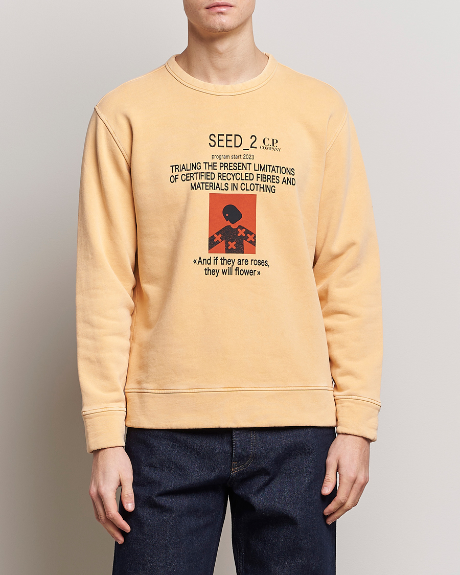 Heren | Truien | C.P. Company | Recycled Cotton Sweatshirt Orange