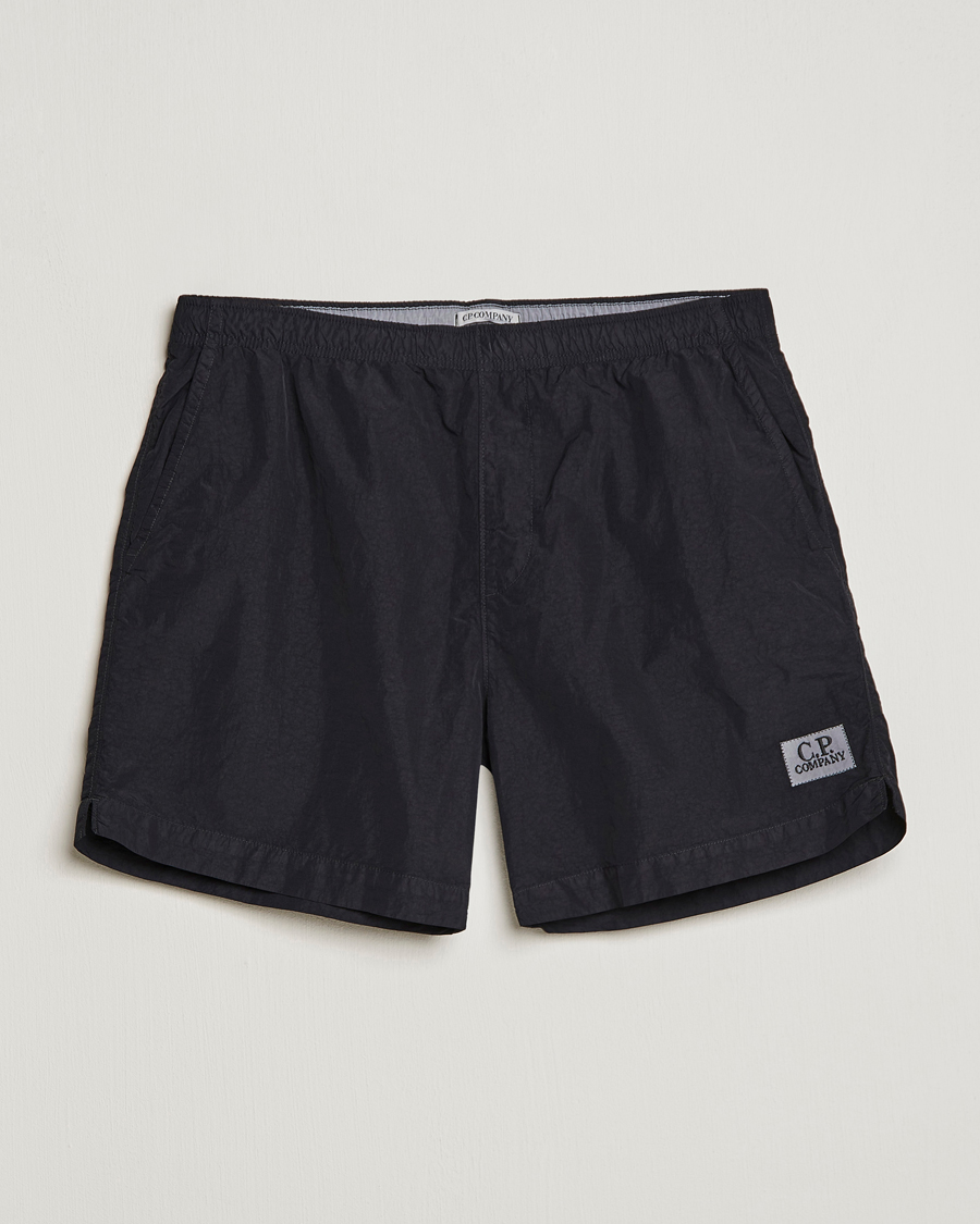 Heren | Zwembroek | C.P. Company | Flatt Nylon Garment Dyed Swimshorts Black
