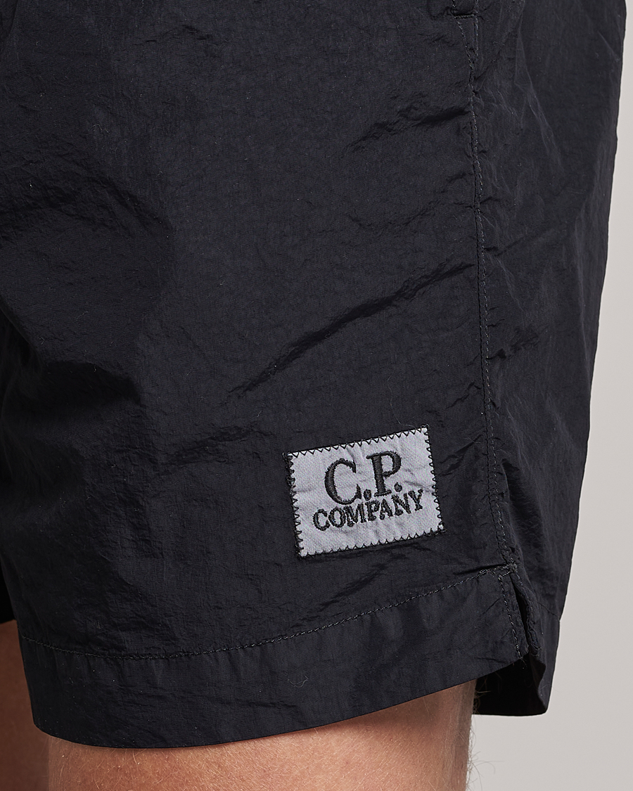 Heren | Zwembroek | C.P. Company | Flatt Nylon Garment Dyed Swimshorts Black