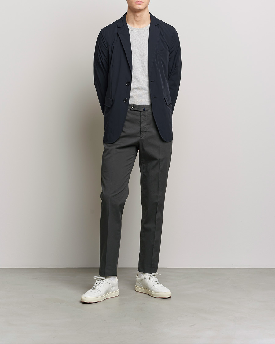 Heren | Blazers | Aspesi | Stretch Nylon Blazer Navy